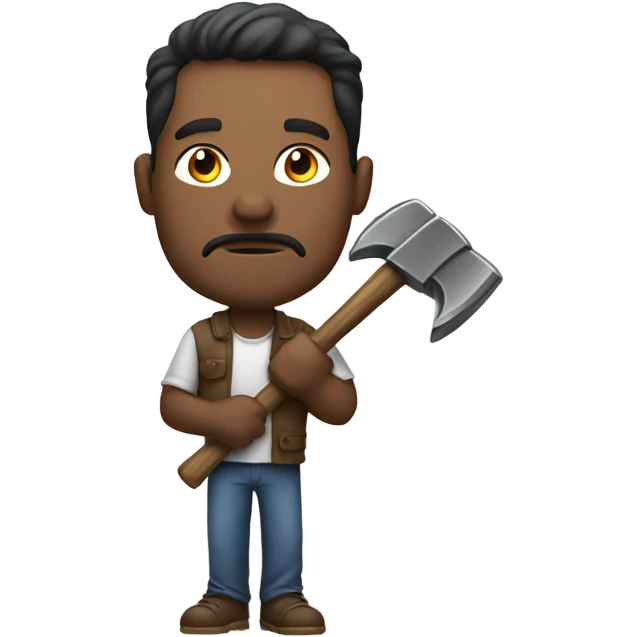 Dad with a hammer emoji