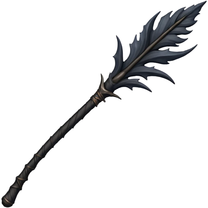 Harry potter Wand (blackthorn, thestral tail hair) emoji