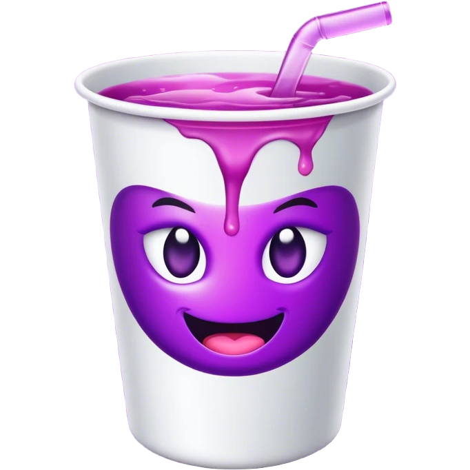 Cup with dirty sprite logo emoji