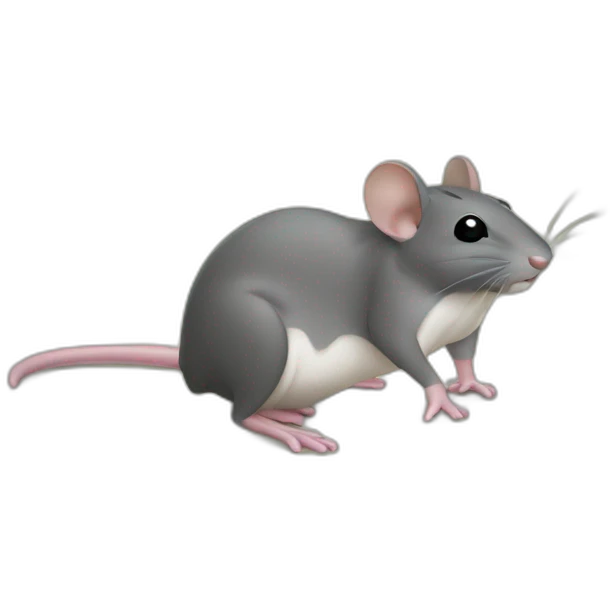 Souris sur une île emoji