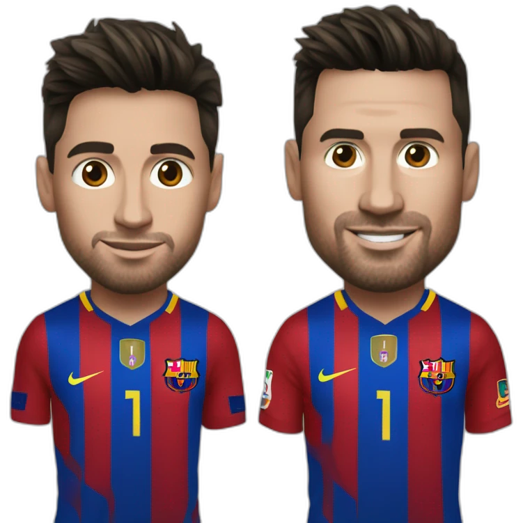 Messi supérieur a Ronaldo emoji