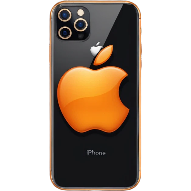 iPhone 17 pro Max Laranja emoji