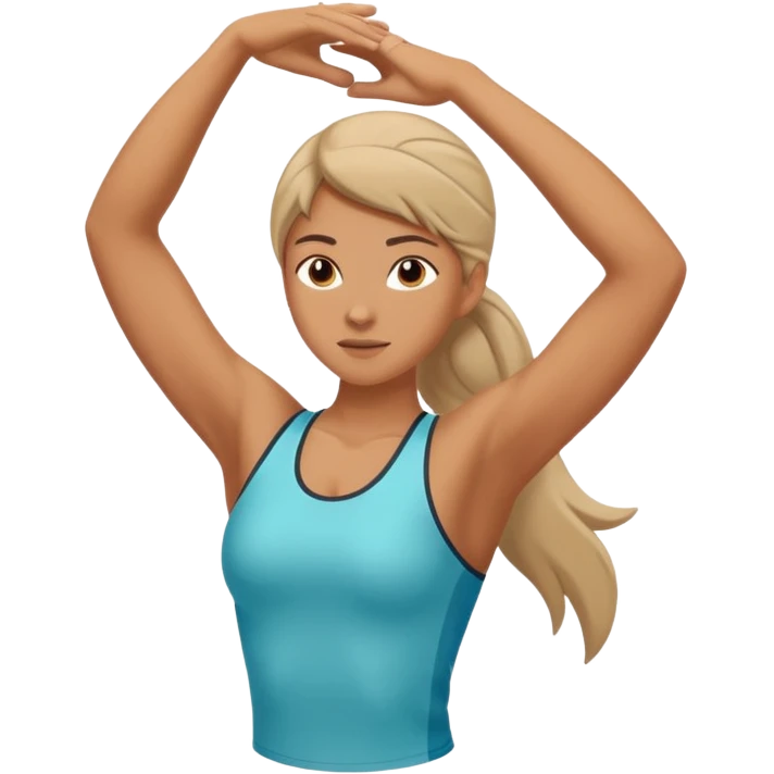 Stretching emoji