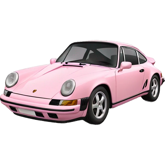 light pink porsche  emoji