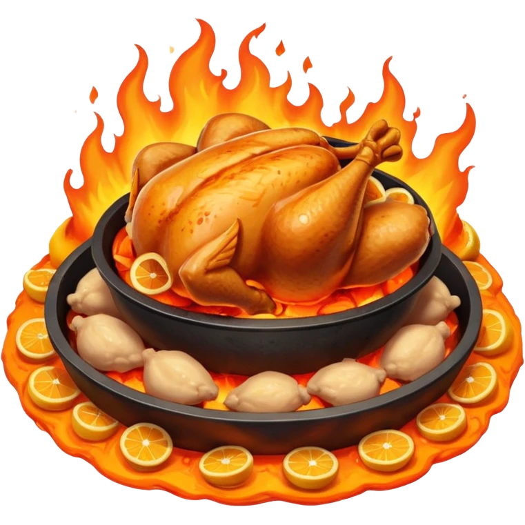 Chicken lava ￼ emoji