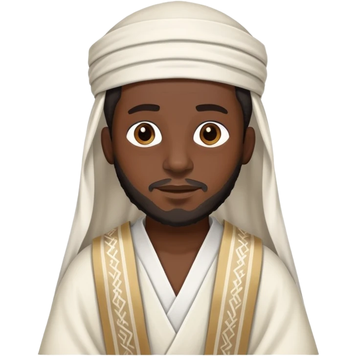 Black Israelite man emoji