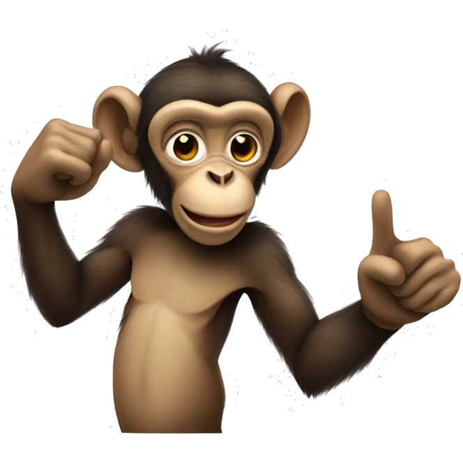 monkey pointing emoji