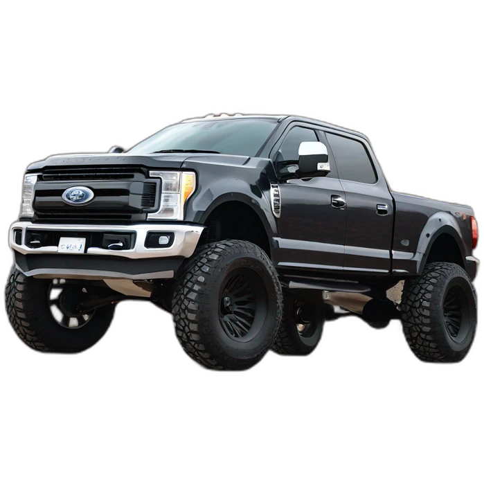 2017 ford f-350 twin turbo v6 2"shocks raised 16"rims wide tread tyres emoji