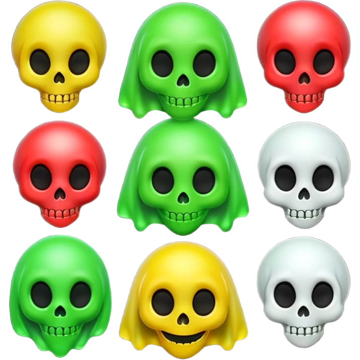 alien emoji ghost emoji skull emoji wet rose emoji laughing emoji emoji