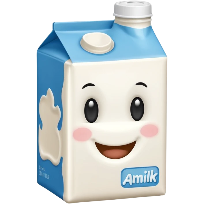 A milk gang cartton style character with ''AMILK'' emoji