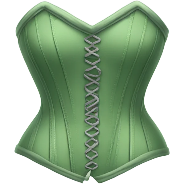 Sage corset, isolated emoji