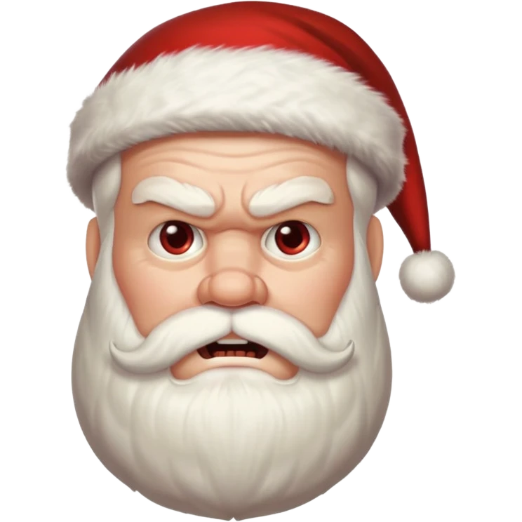scarry santa emoji