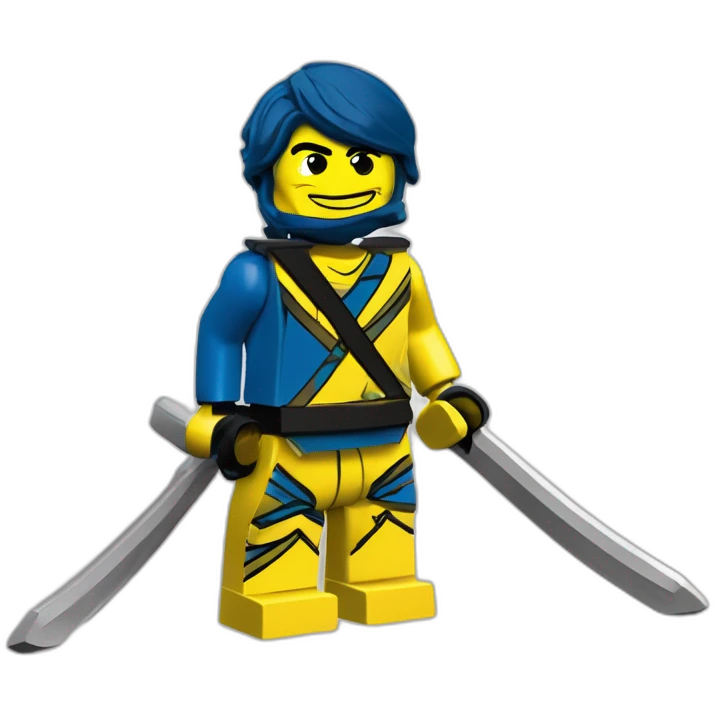 ninjago lego zerty jay blue ninja yellow skin emoji