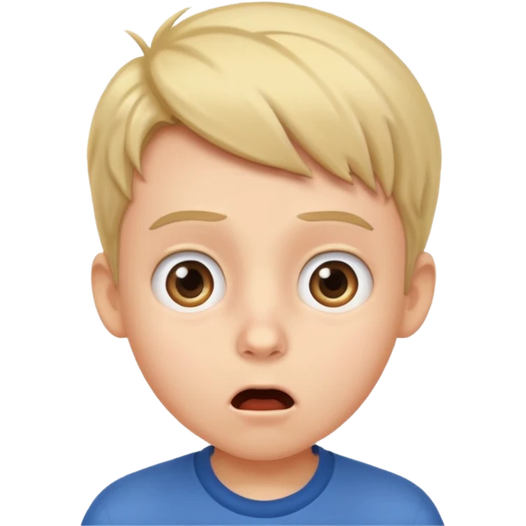 boy surprise face emoji