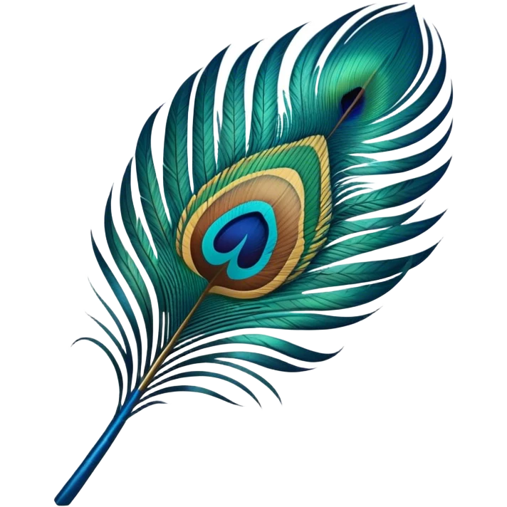 Peacock feather  emoji