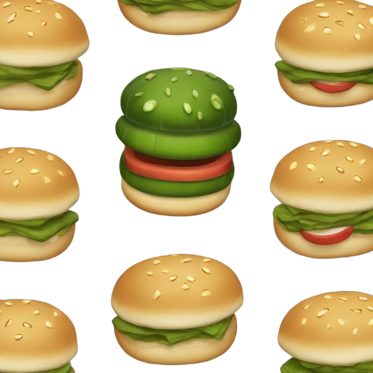 A pickle on a bun emoji