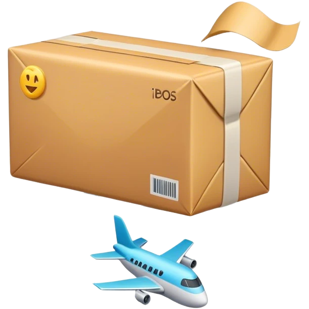 Package dropped from plane emoji
