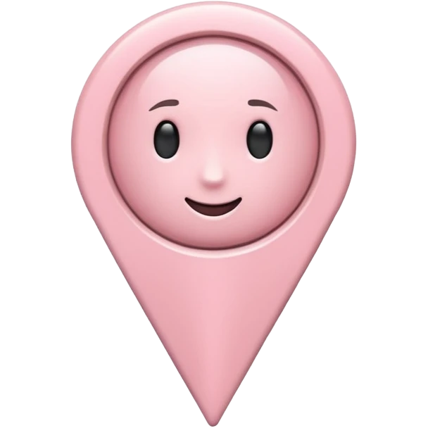 pale pink location pin emoji