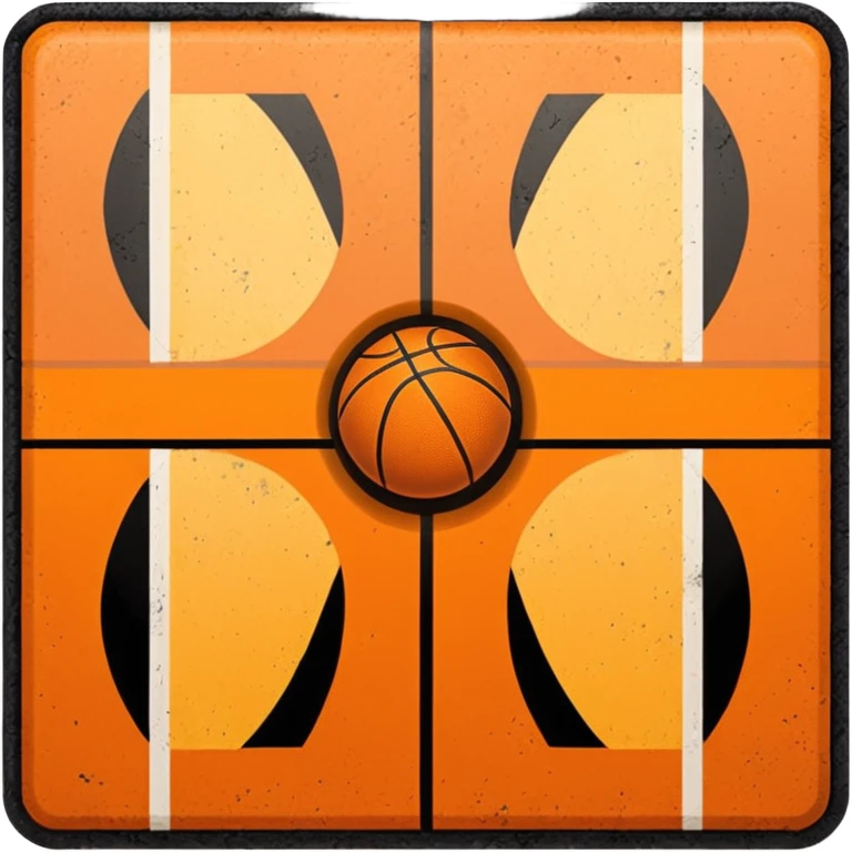 Basketball ground emoji