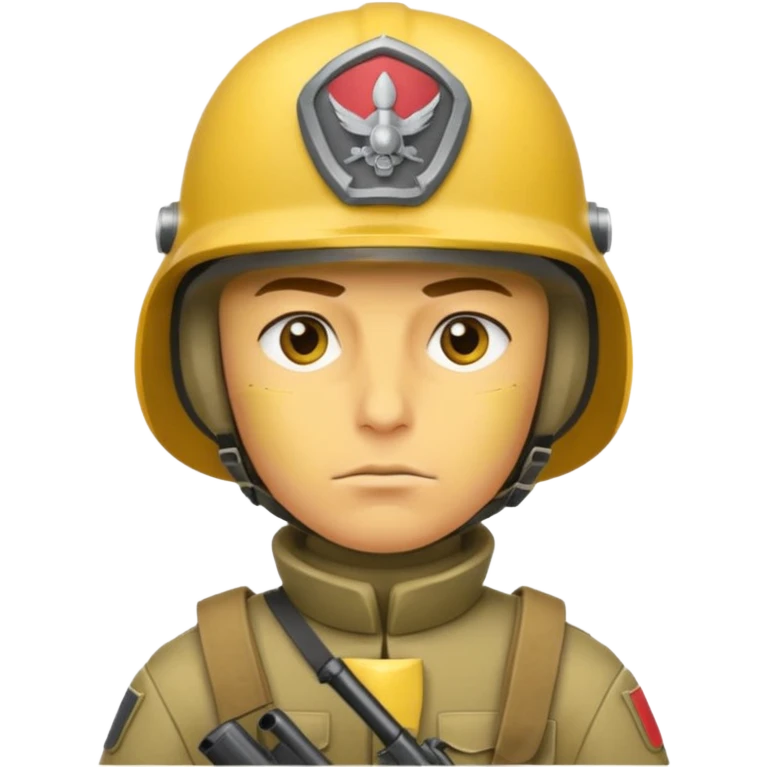 Soldier just face no body generic yellow skin with a gunner helmet that has NO FUCKING ISIGNIA emoji