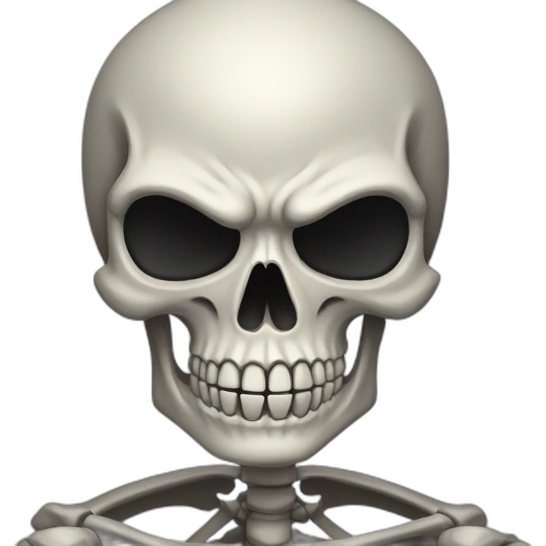 Skeleton-posing-like-goku emoji