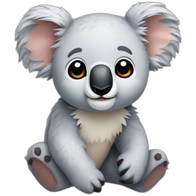 Cute Koala plushie emoji