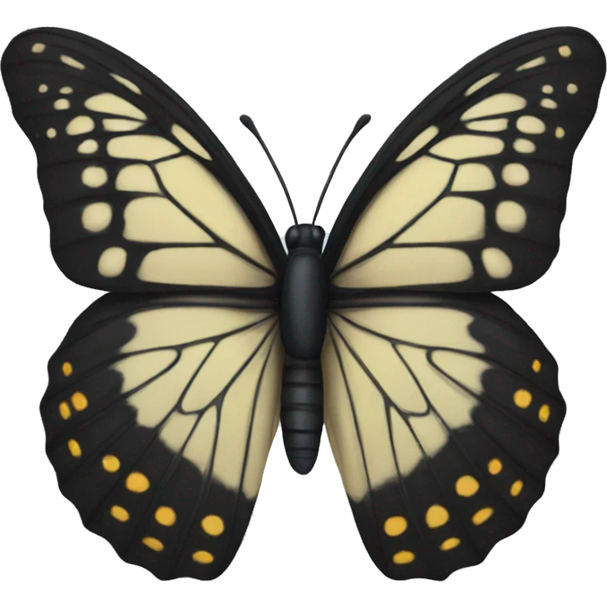 black butterfly  emoji