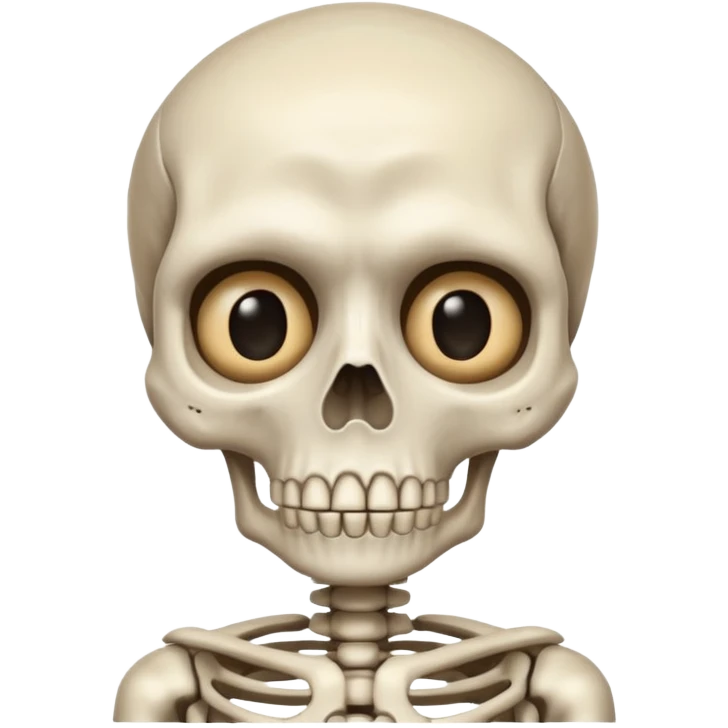 sad skeleton emoji