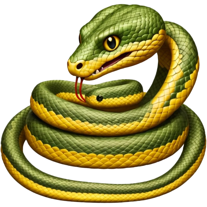 emotional damage of snake emoji