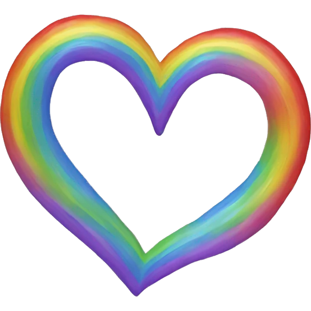 rainbow heart emoji