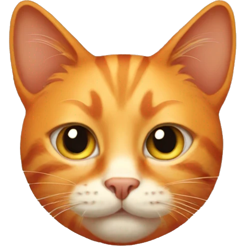 Orange cat  emoji