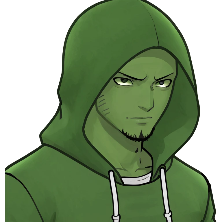 Zoro in Hoodie emoji