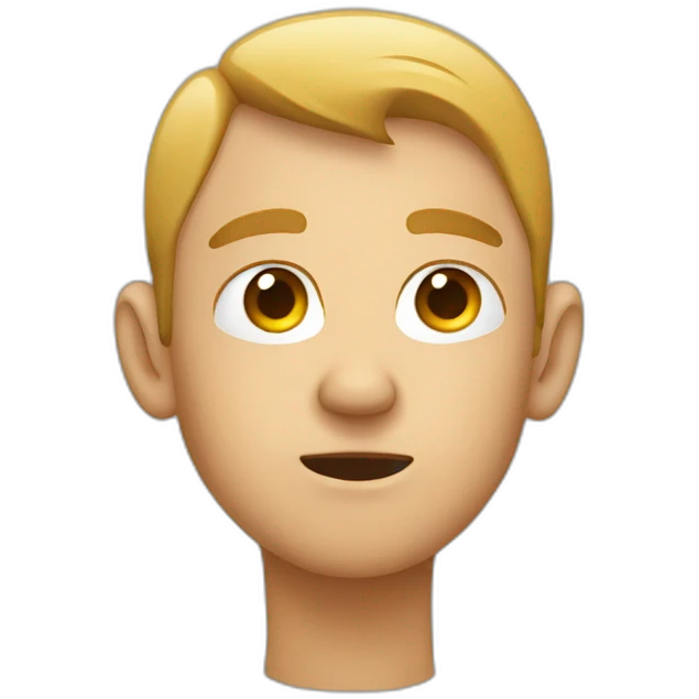 person who strains his ear to listen emoji