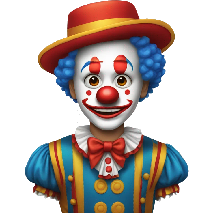 Payaso con un niño emoji