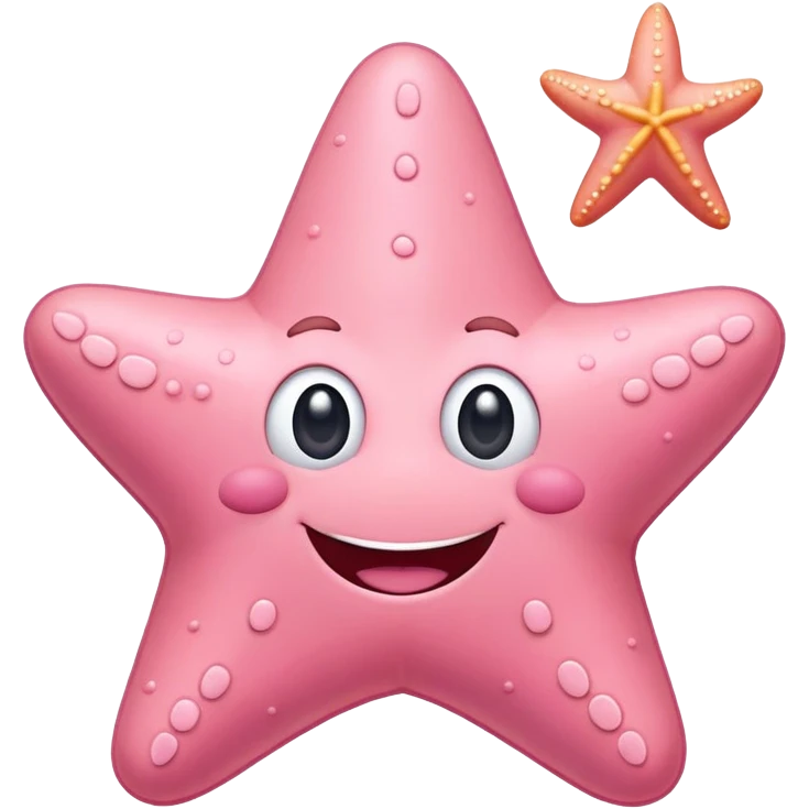 Patrick Star from SpongeBob emoji