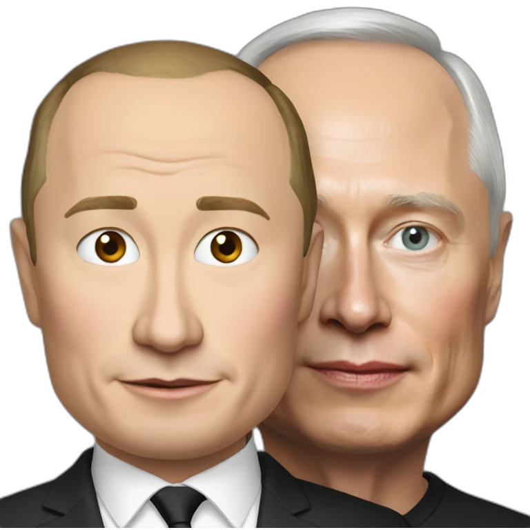putin with elon musk emoji