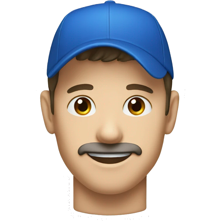 Blue cap with an engraving wich says «richard» emoji
