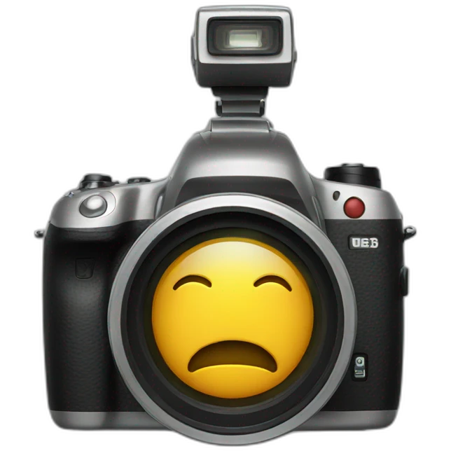 camera flashing emoji