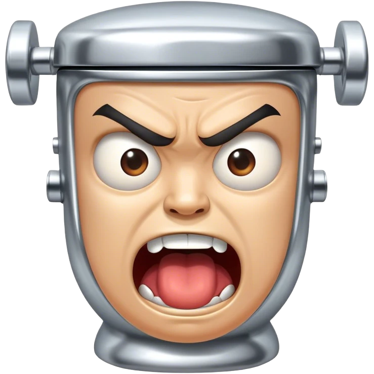 skibidi toilet with a head coming out of it attacking ishowspeed  emoji