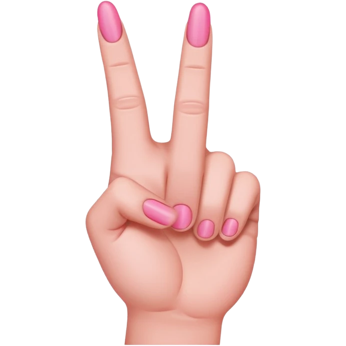 pink middle finger emoji