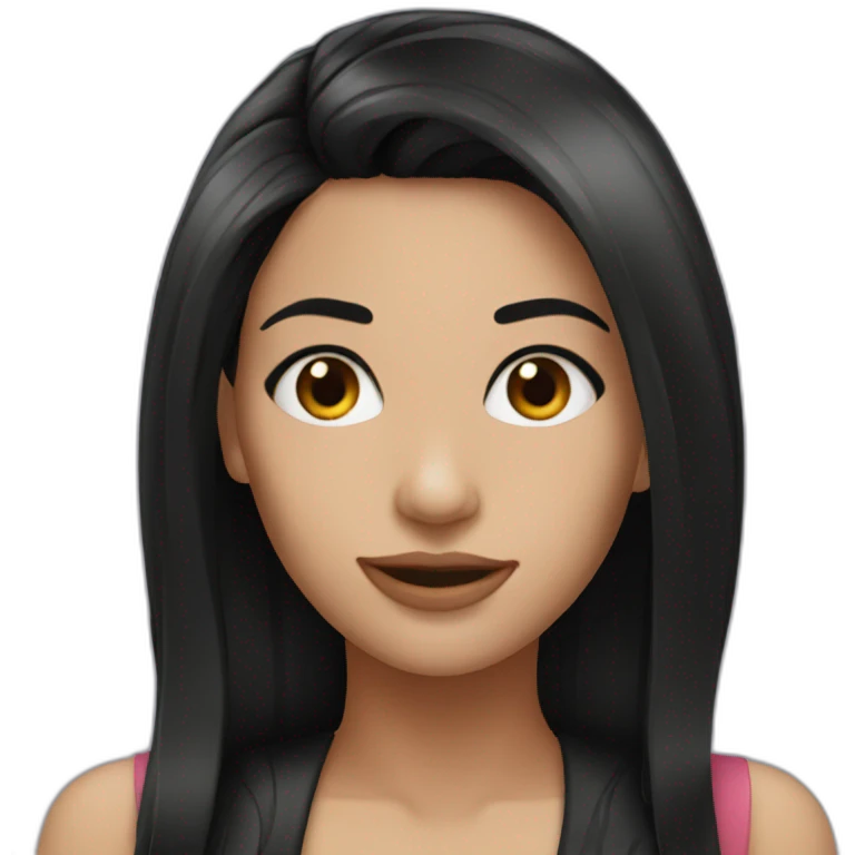emily-black hair emoji