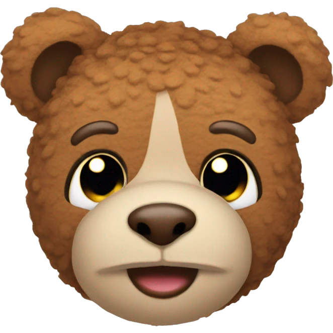 Teddy plush emoji