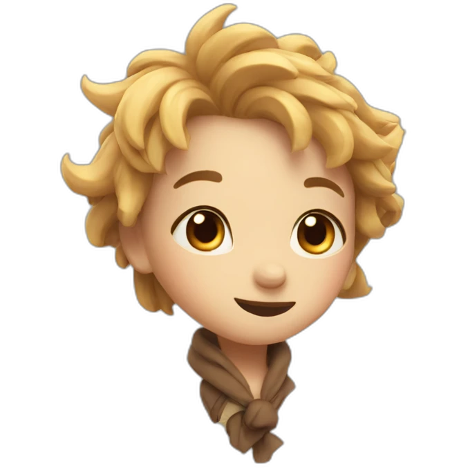 cute wind character animated emoji