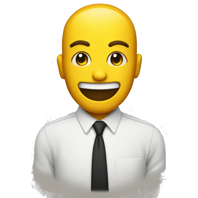 Smiley with a sideye emoji