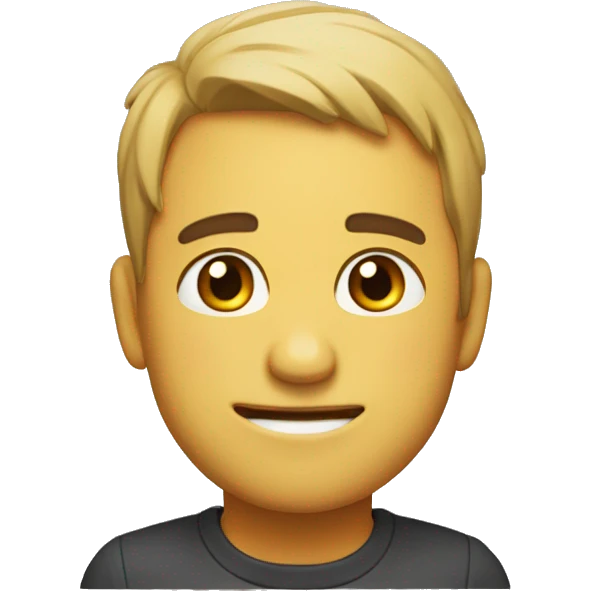 Cara feliz y detrás triste  emoji