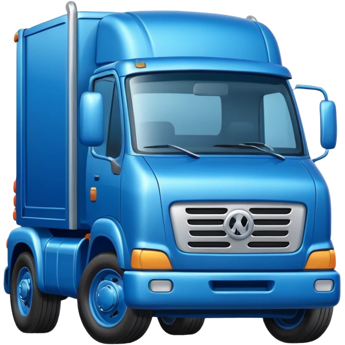 camion bleu emoji