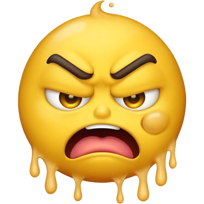 stinky poopy fart face yellow emoji angry emoji