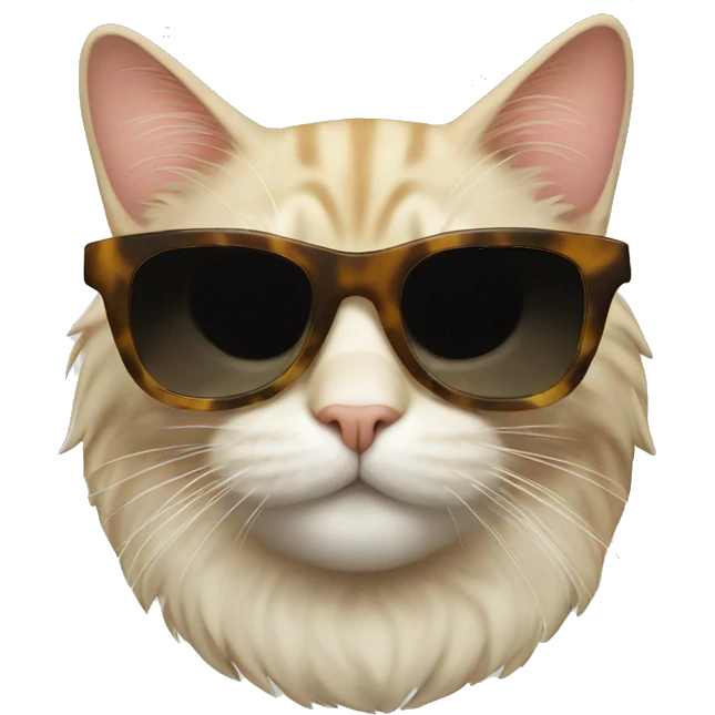 Cat sun glasses emoji