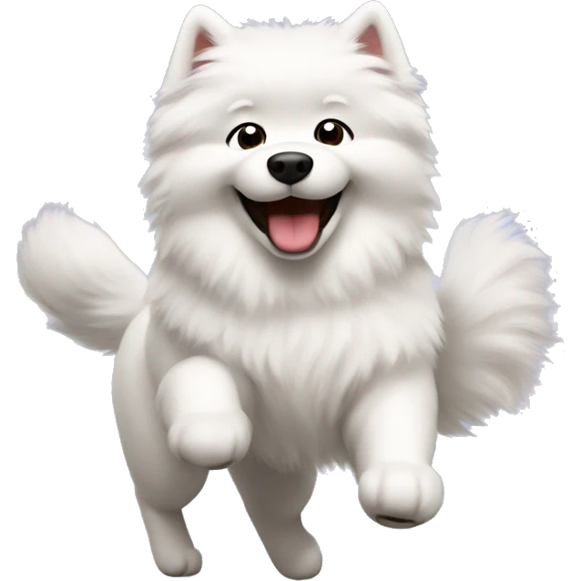 samoyed dancing emoji