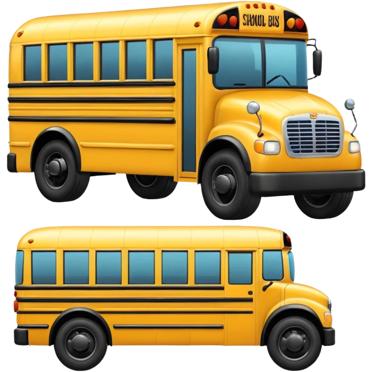 bus escolar emoji